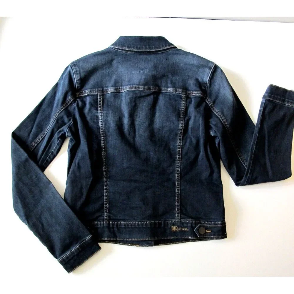 Women's XS Kut From Cloth Blue Denim‎ Stretch Jean Jacket